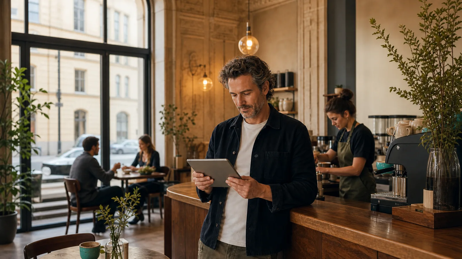 Aroma Corner café Budapest — social media time savings case study