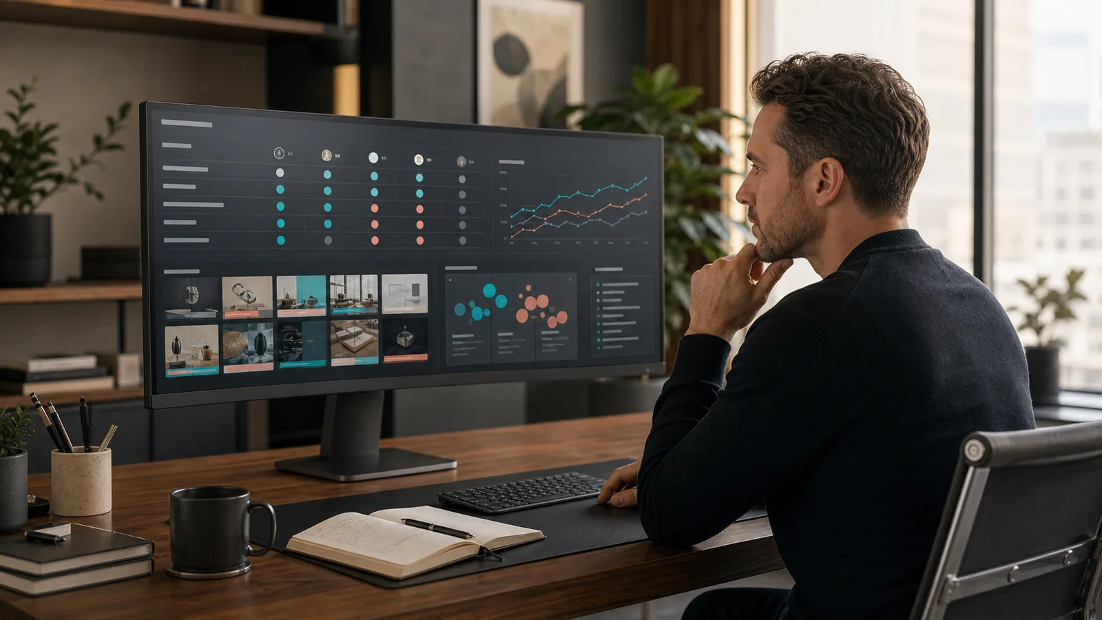 AI competitor analysis — Instagram profile insights case study